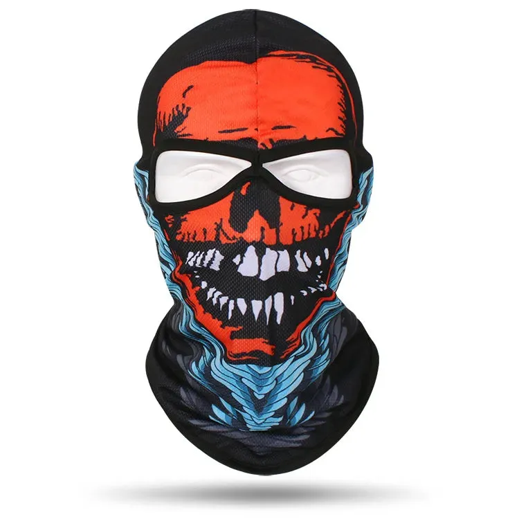 Skull Men Balaclava  Breathable Windproof