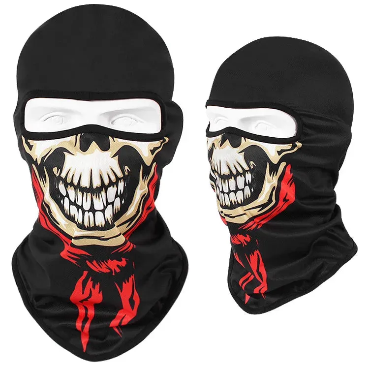 Skull Men Balaclava  Breathable Windproof