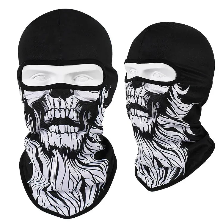 Skull Men Balaclava  Breathable Windproof