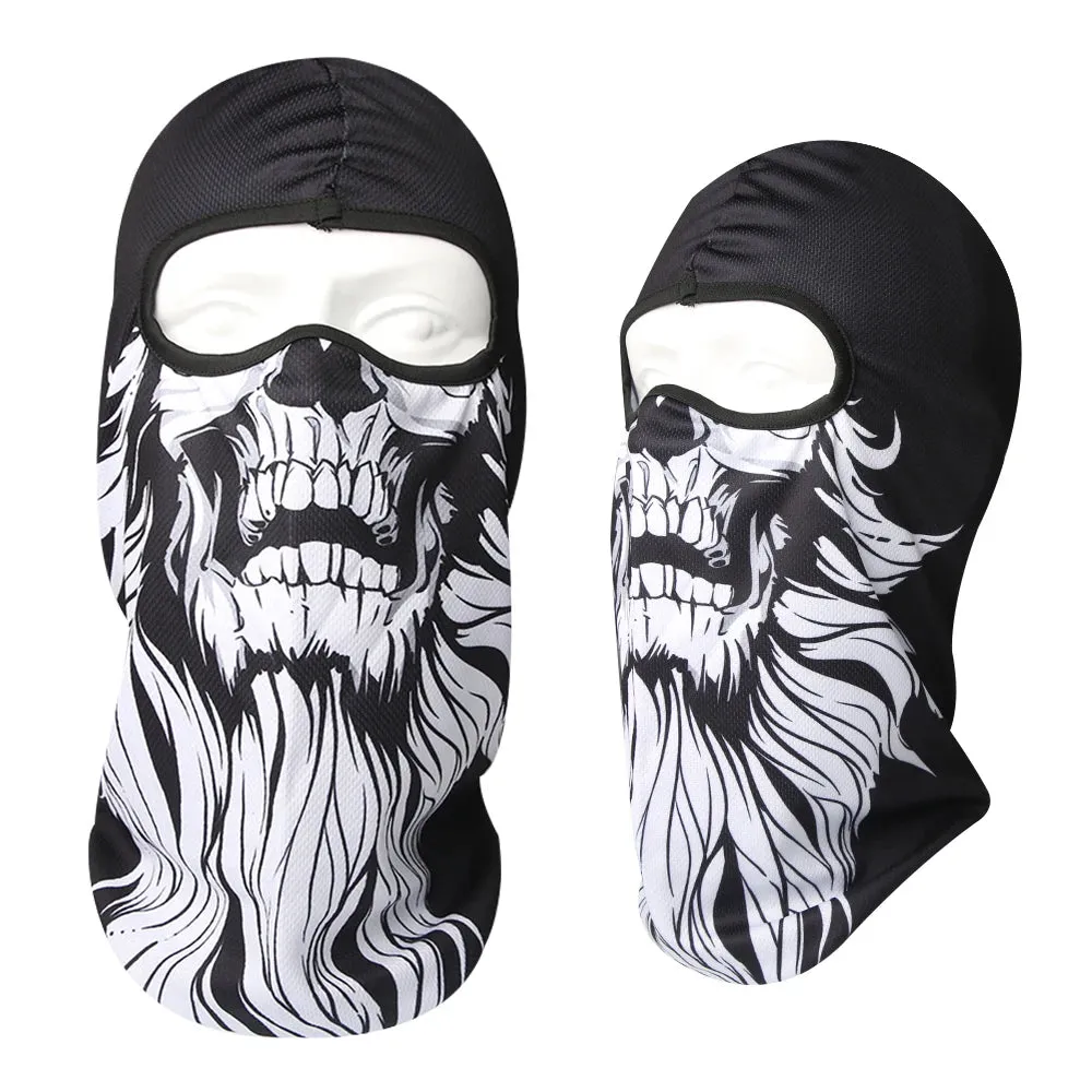 Skull Men Balaclava  Breathable Windproof