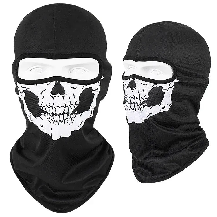 Skull Men Balaclava  Breathable Windproof