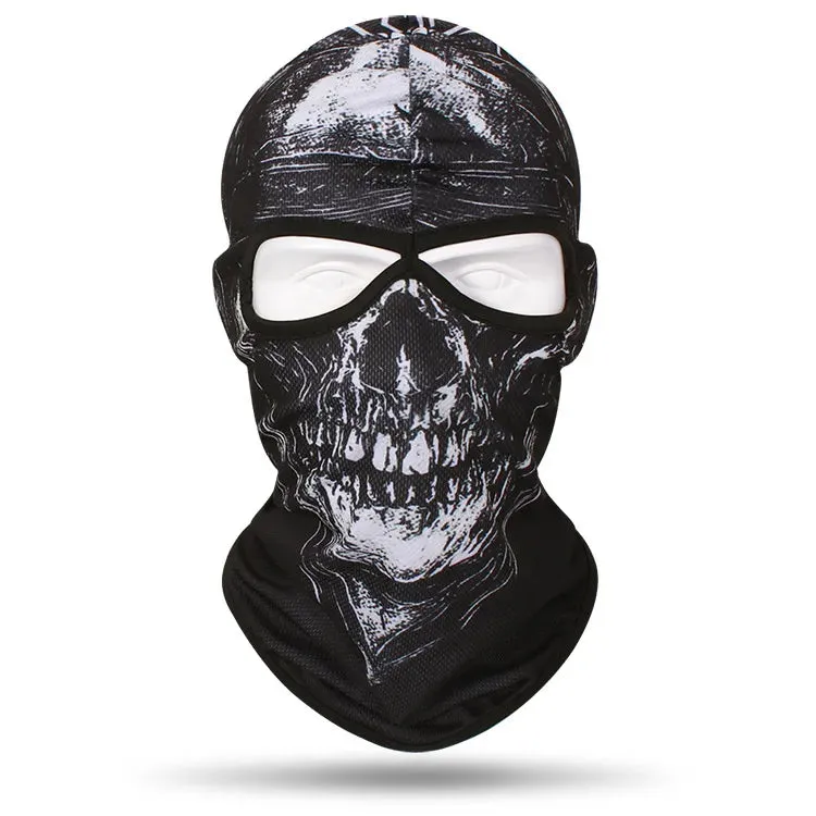 Skull Men Balaclava  Breathable Windproof