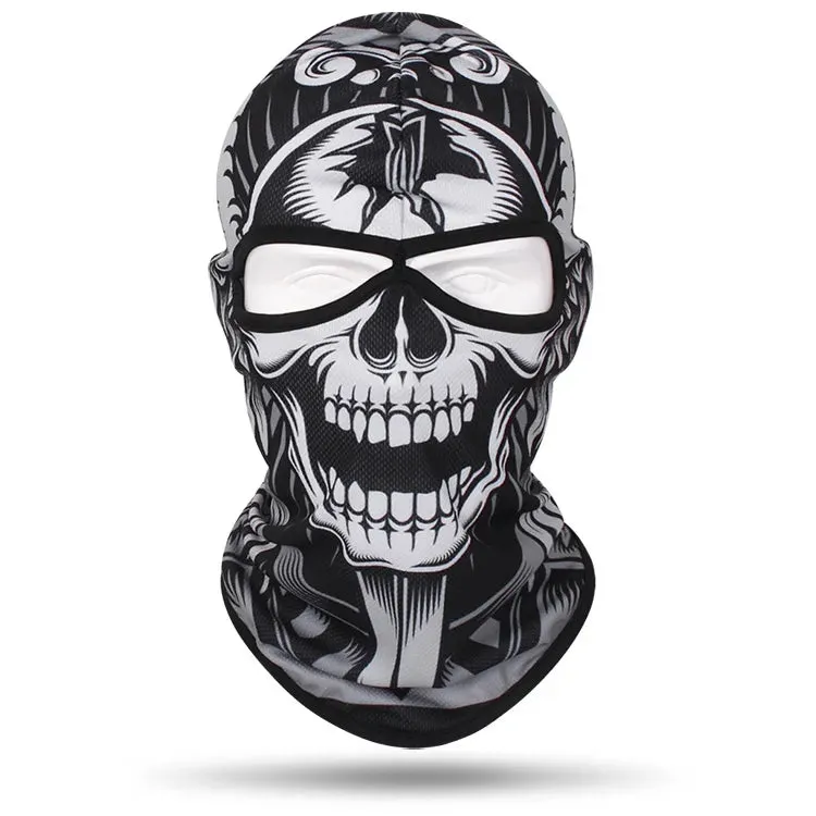 Skull Men Balaclava  Breathable Windproof