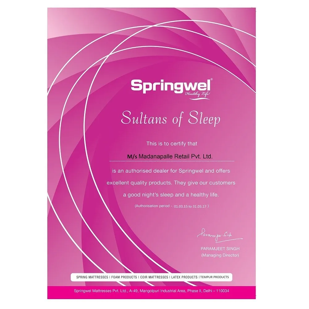 Springwel Mattress Comfort Spring - PU Foam