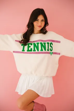 TENNIS CREAM PULLOVER