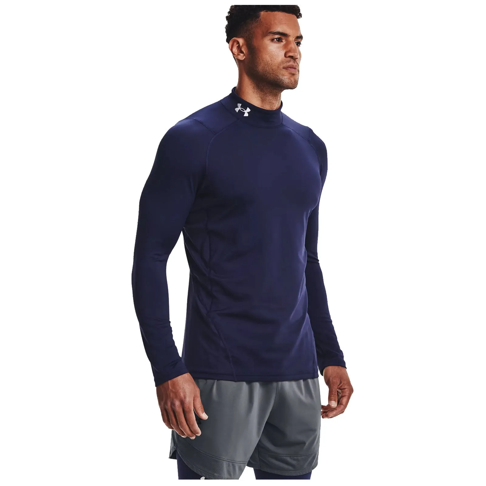 Under Armour Mens ColdGear Fitted Mock Top