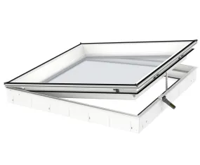 VELUX CVU 100100 0325Q Triple Glazed INTEGRA® SOLAR Powered Flat Roof Window Base (100 x 100 cm)