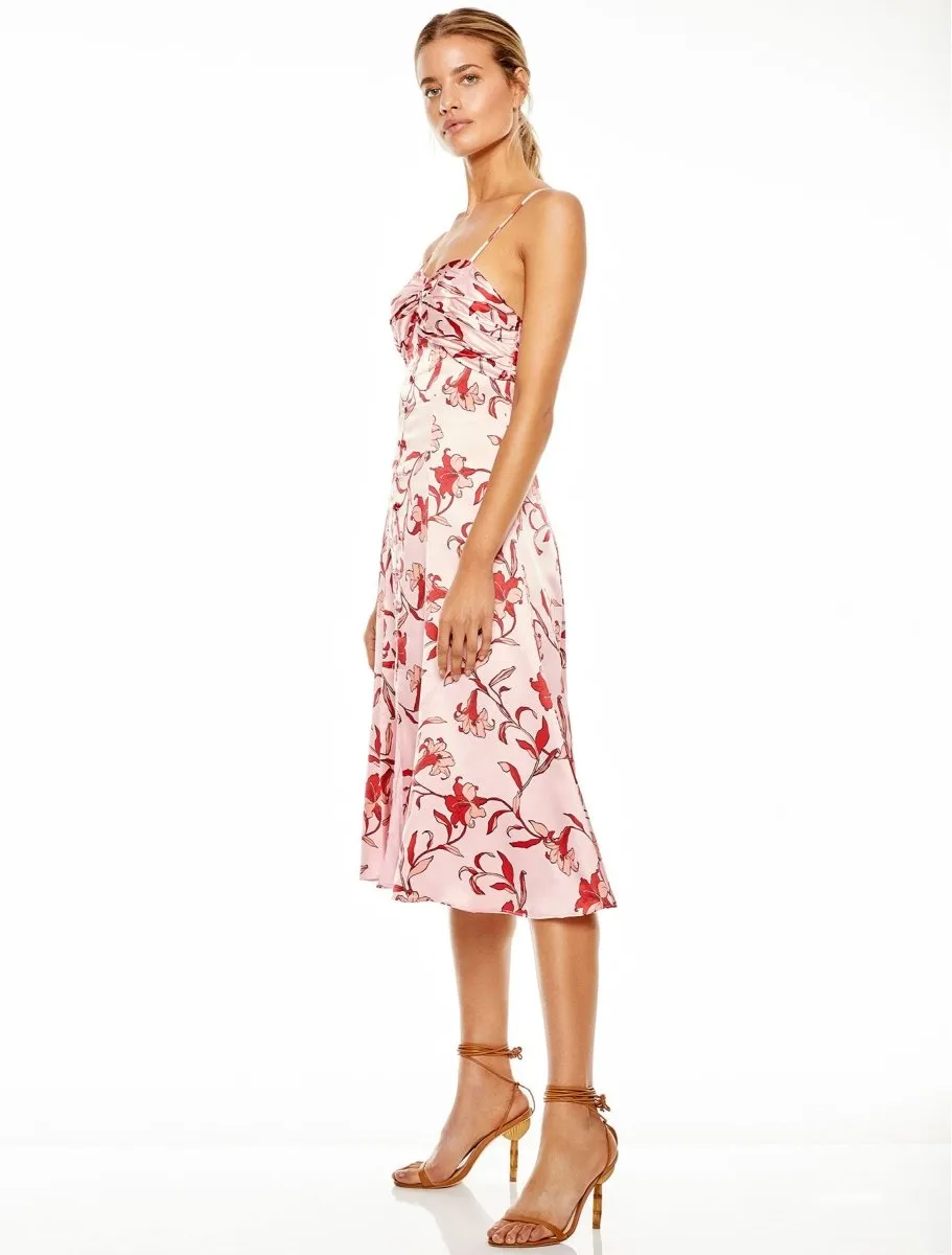 WALTZING MIDI DRESS