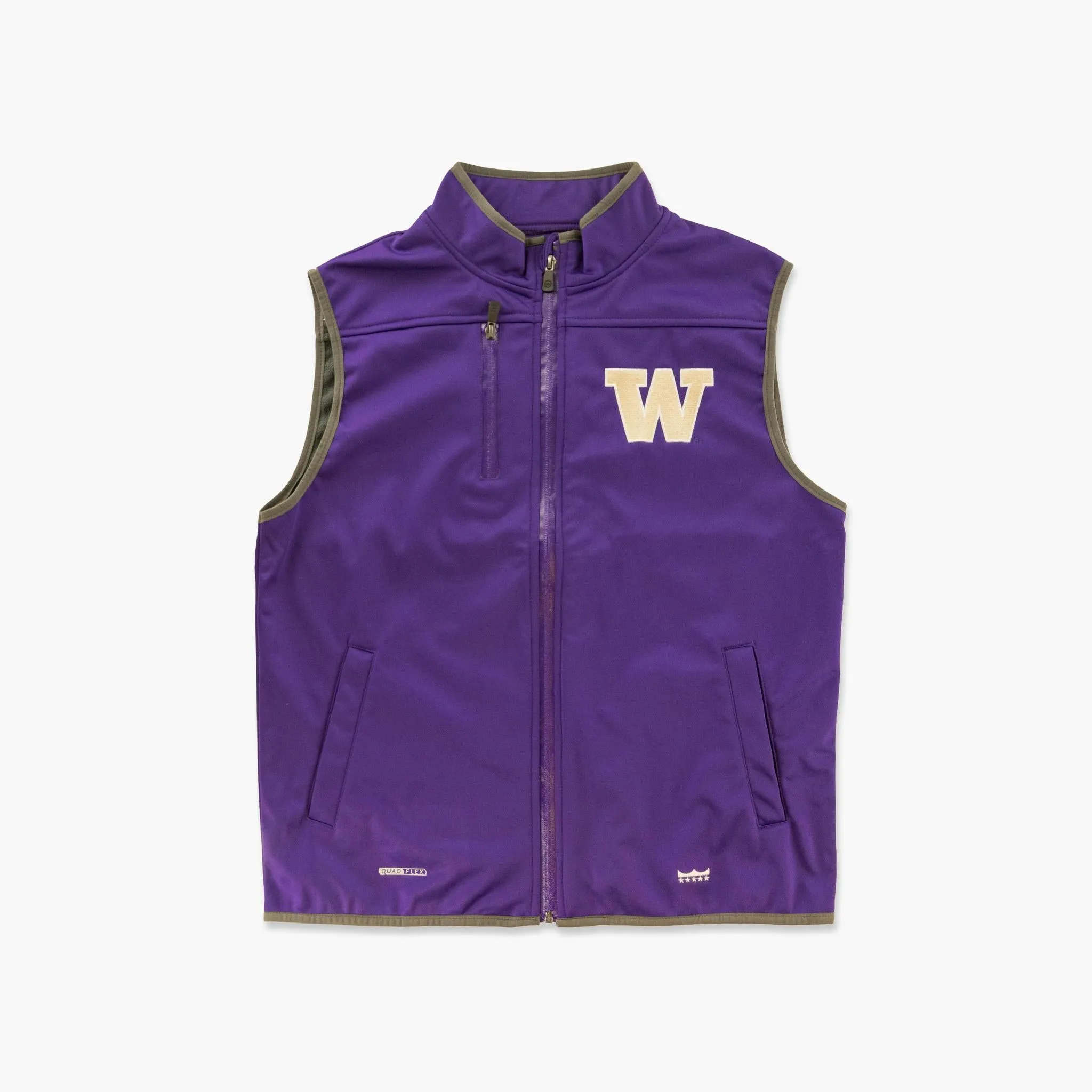 Washington Huskies Purple Thermal Vest Jacket