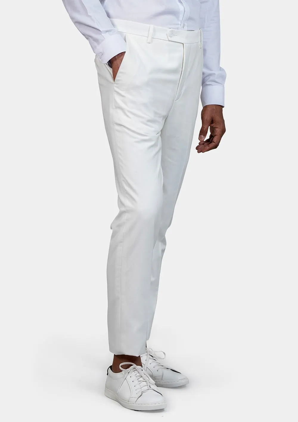 White Twill Pants