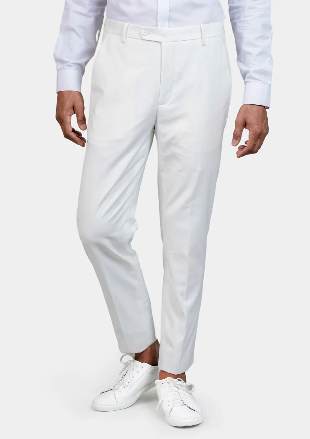 White Twill Pants