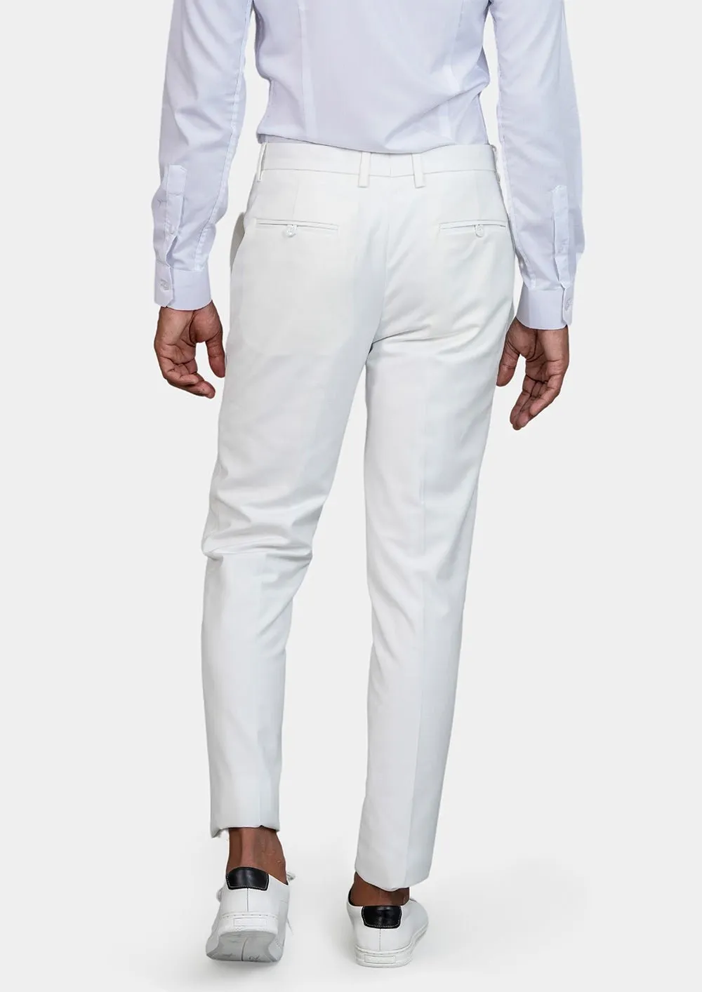 White Twill Pants