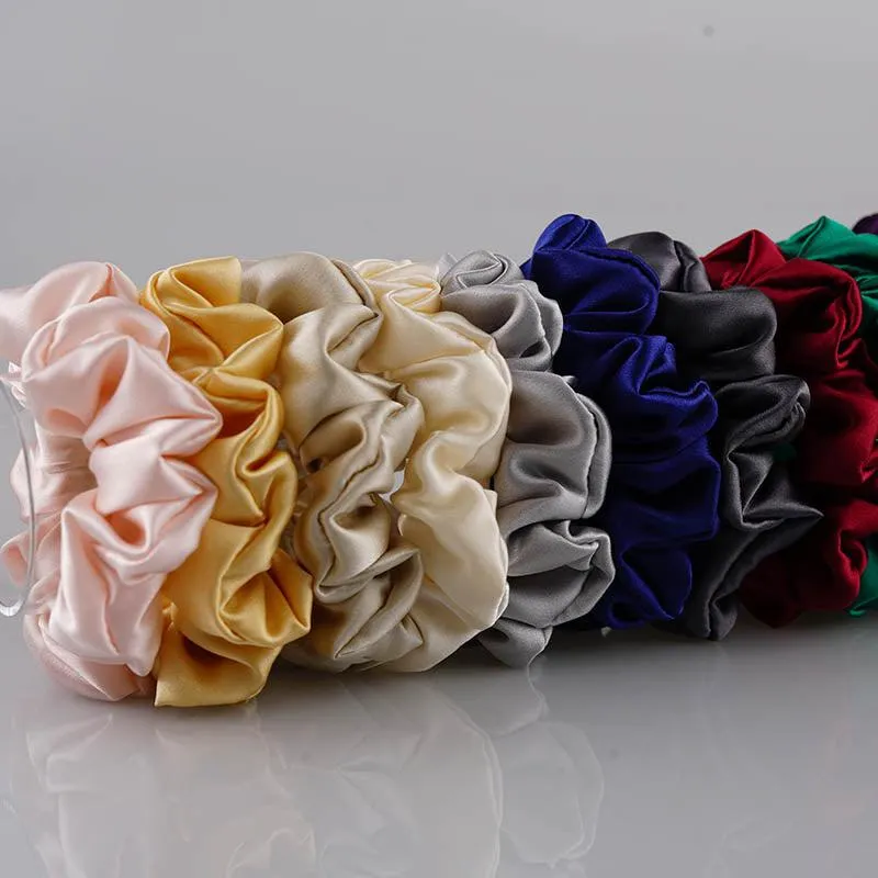 Wholesale silk scrunchies Midi - mix color