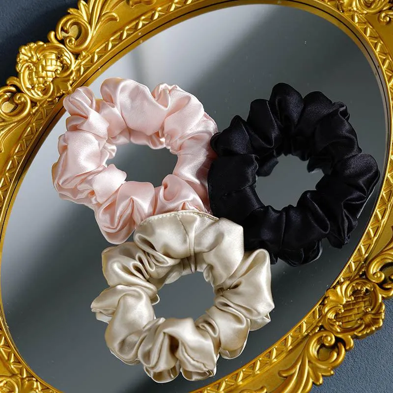 Wholesale silk scrunchies Midi - mix color