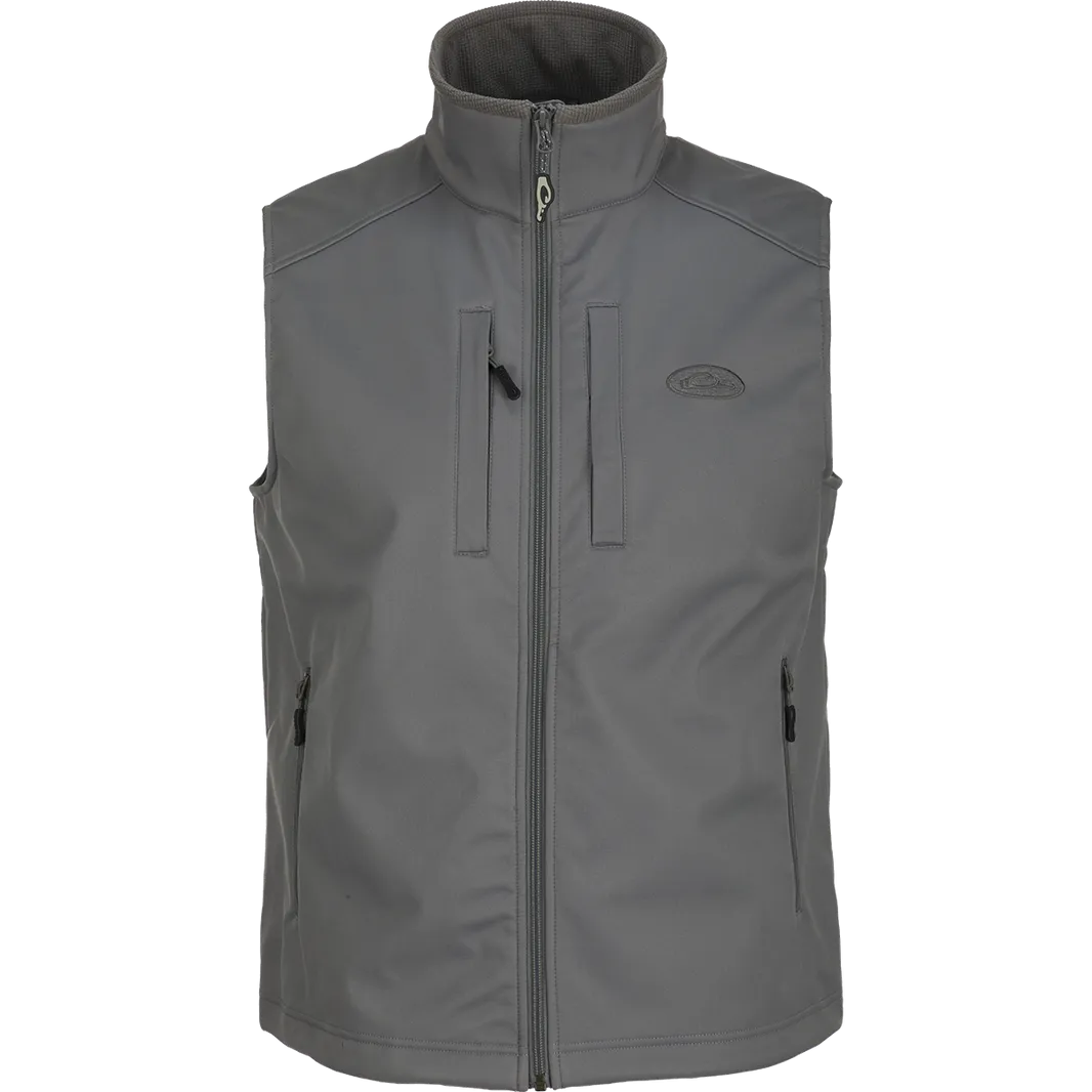 Windproof Soft Shell Vest - Castlerock Grey