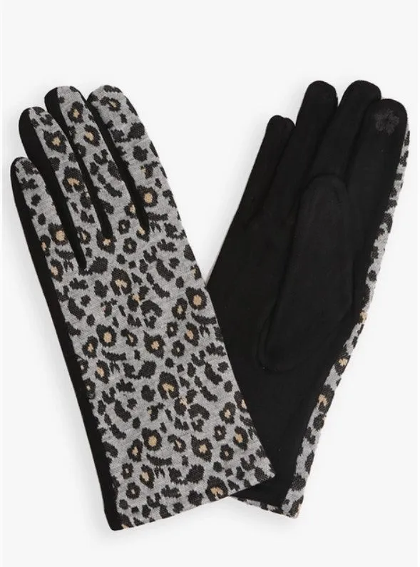 Winter Leopard Gloves - #5881-5882