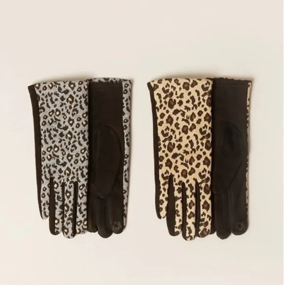 Winter Leopard Gloves - #5881-5882