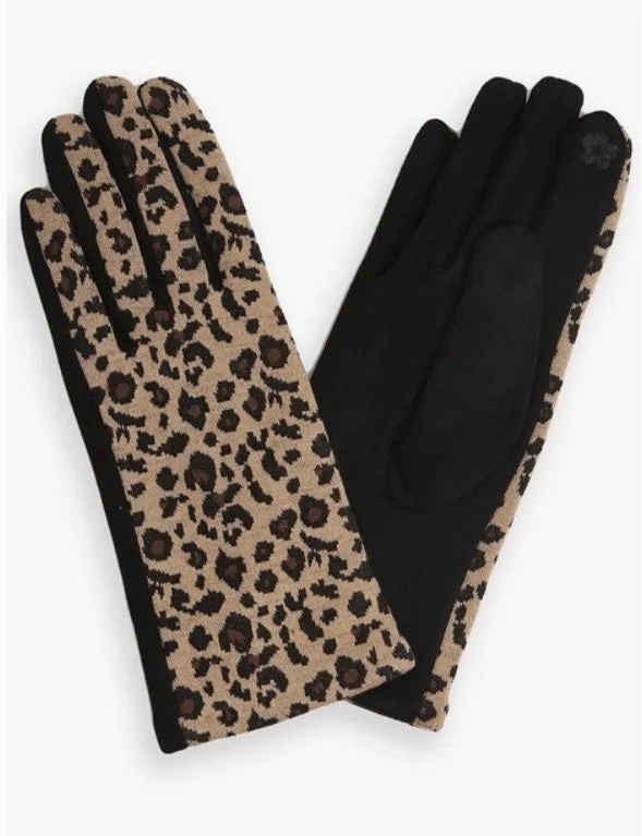 Winter Leopard Gloves - #5881-5882