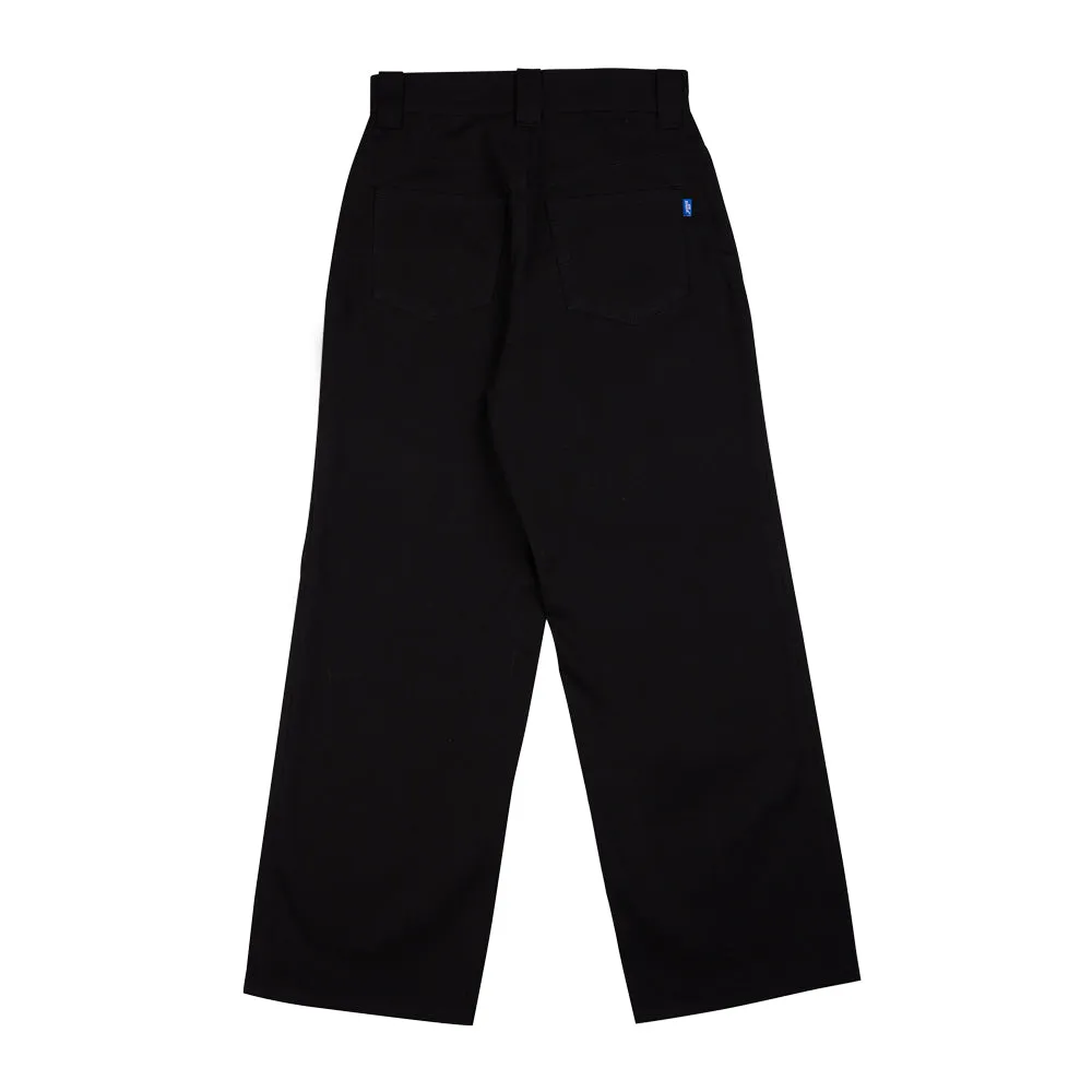 WMNS LOOSEFIT COTTON PANTS BLACK