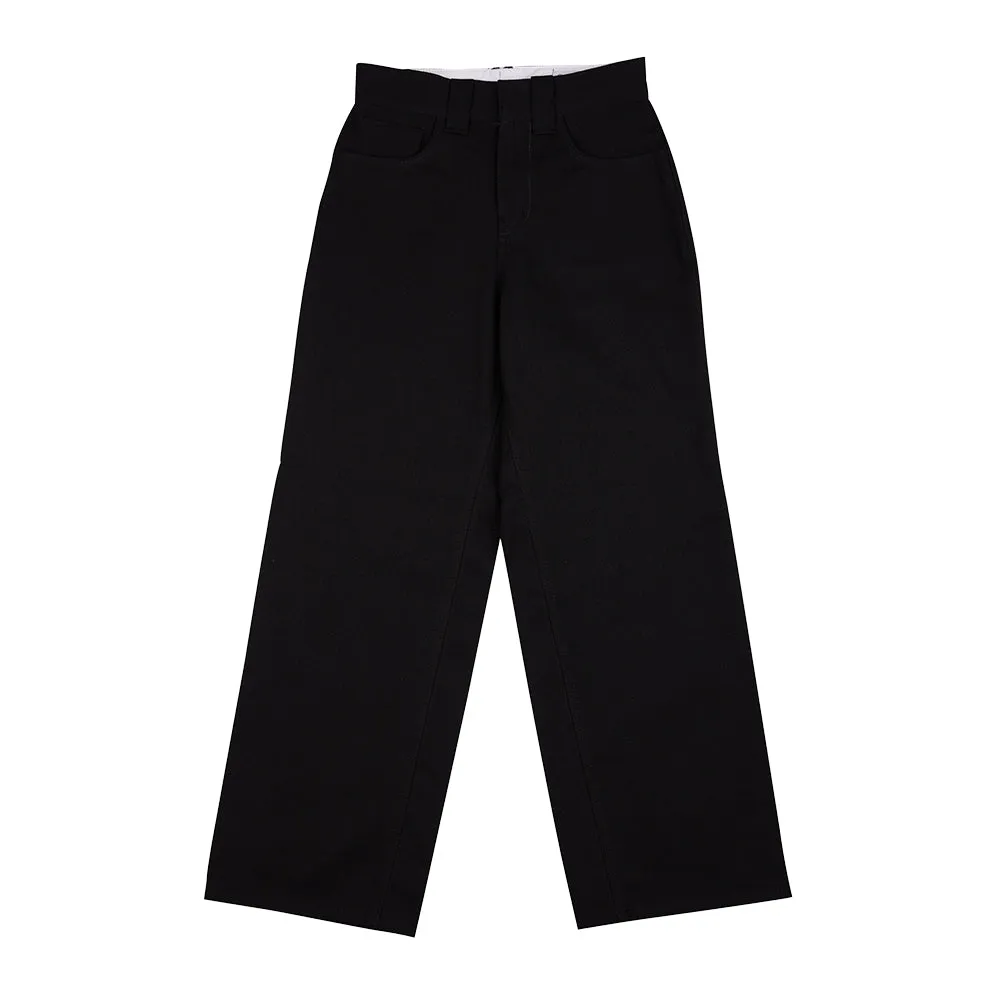 WMNS LOOSEFIT COTTON PANTS BLACK