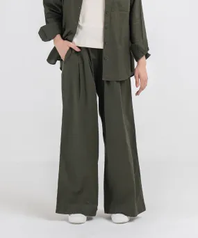 Women's Twill Tailored Pants