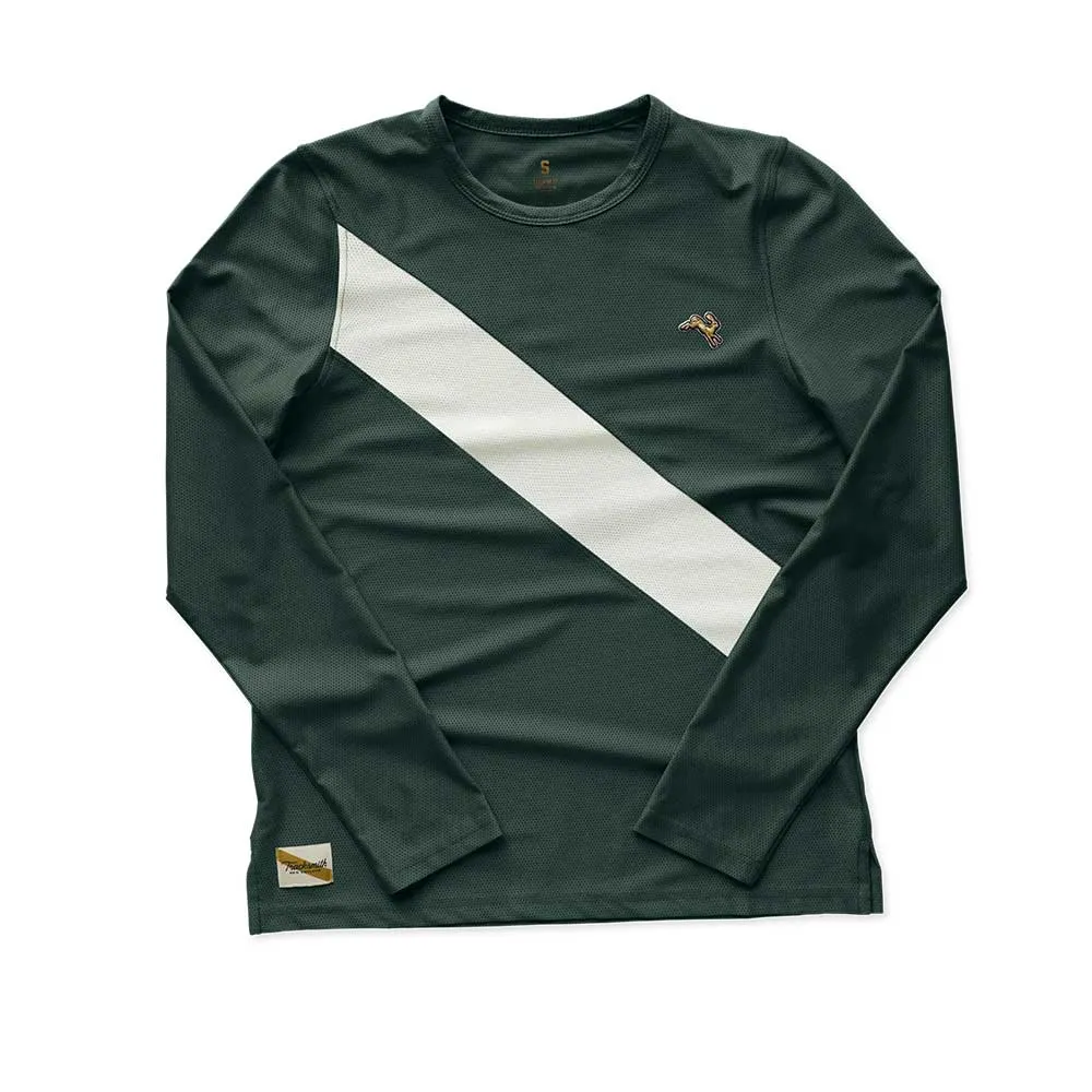 Women's Van Cortlandt Long Sleeve - Emerald/Ivory