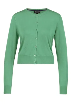 Zilch cardigan cropped jade